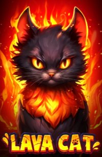 Lava Cat Slot Logo