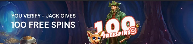 100 free spins fortunejack no deposit