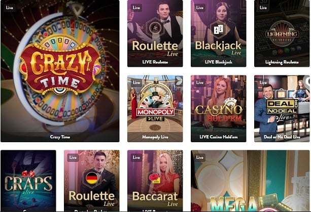 Dunder real money live casino provided by top software companies