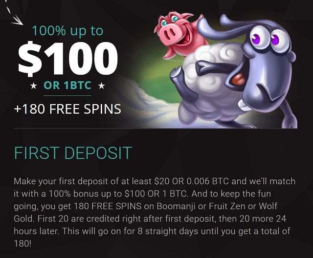 BitStarz Spielbank welcome bonus