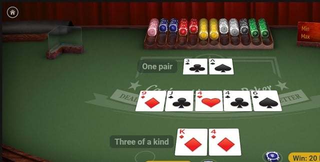 video poker, virtual poker, and video poker variants at BitStarz