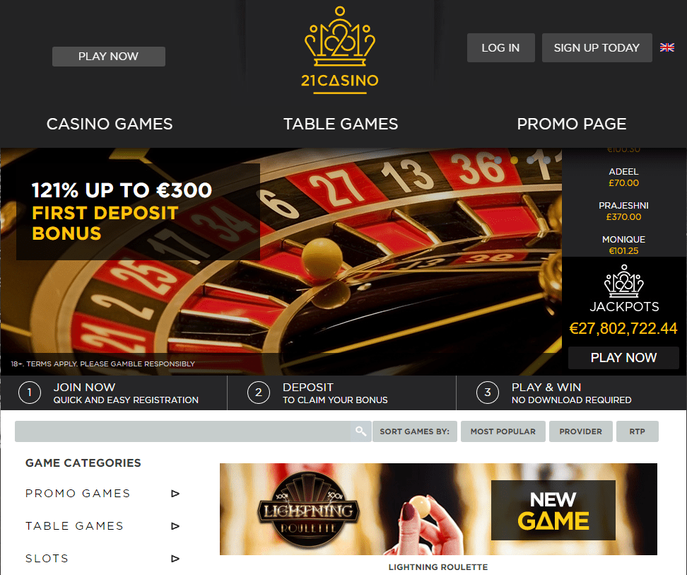 No deposit no download casino bonus coins