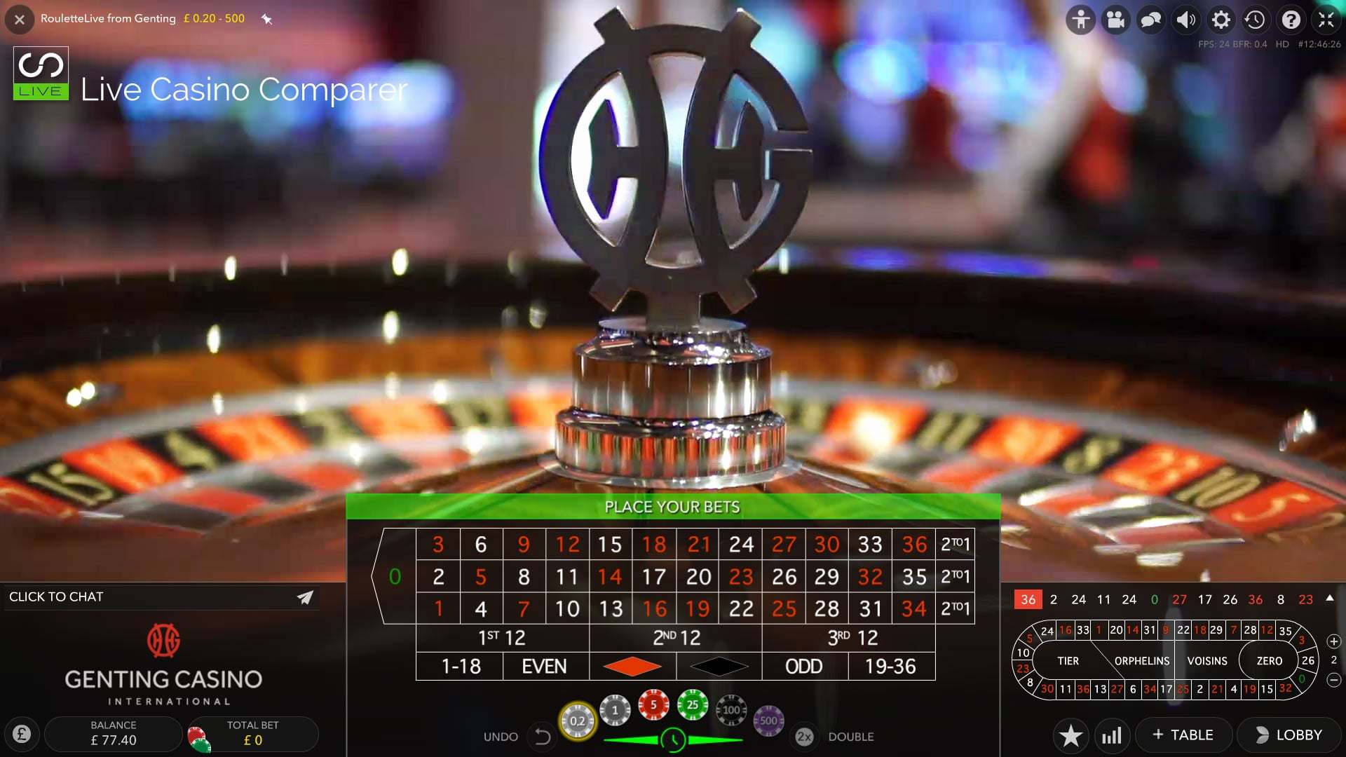 best live dealer roulette online casino review