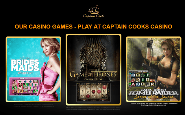 Captain Cooks Casino new games and experiences