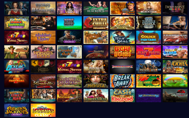 Genesis Casino games