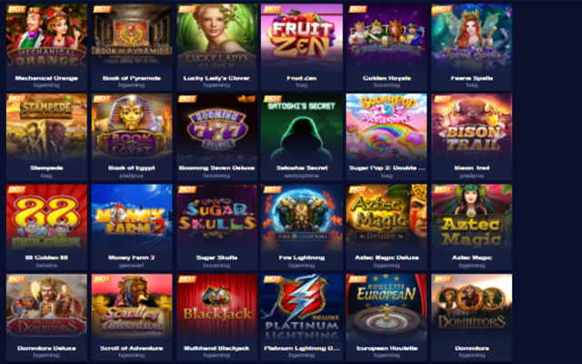 Over 2,000 games to play at mBitcasino