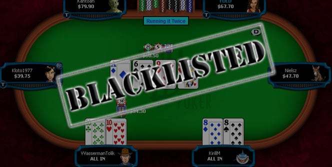 online casino chargeback blacklist