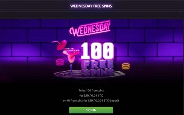 7Bit Casino Free Spins wednesday