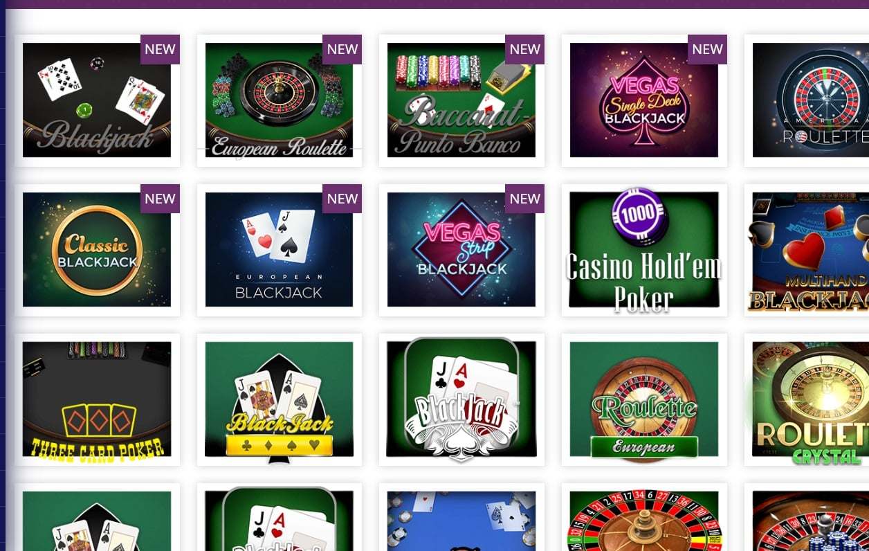 Lord Lucky Casino table games