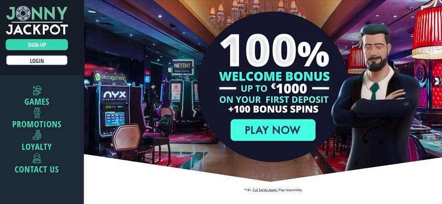 jonny jackpot casino welcome bonus