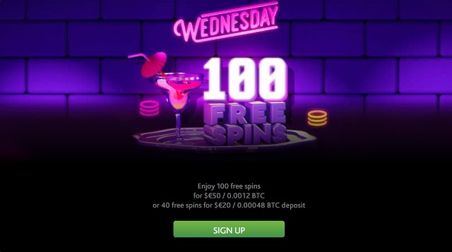 7bitcasino wednesday free spins bonus