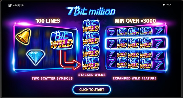 7bit million exclusive online slot free spins big time gaming