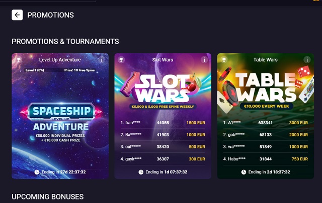 bitcoin casino USA bonuses