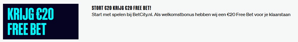 betcity weclome bonus gratis sportsbook bet