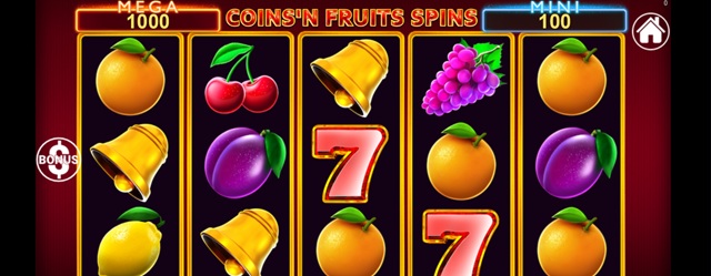 7bit casino coins'n fruits spins slot