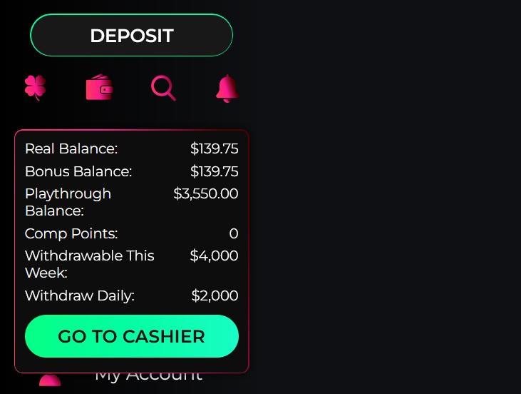 claim the betty wins no deposit bonus - step 5