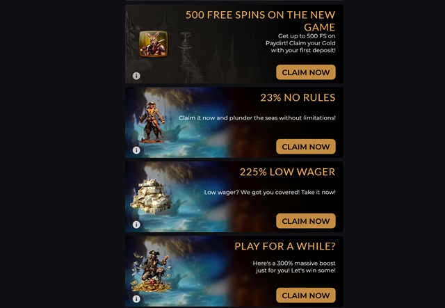 paciifc spins no deposit bonus how to claim