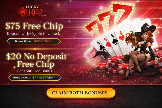 lucky red free chip no deposit bonus