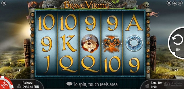 brave viking slot 50 free spins first deposit bonus