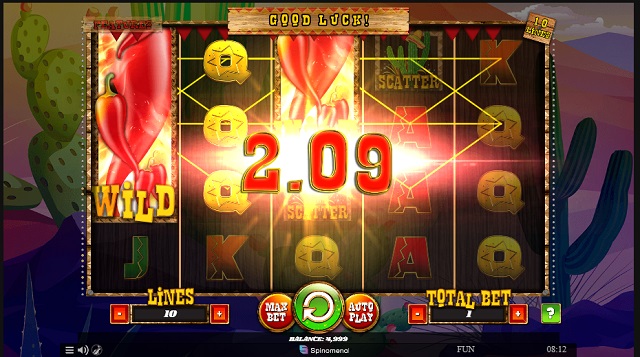 100 lucky chiles slot review