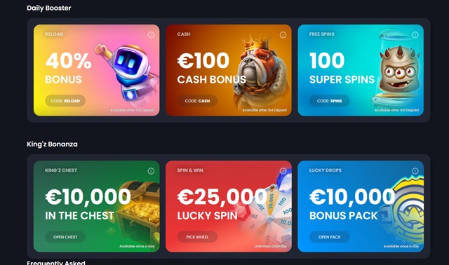 bitkingz rewards