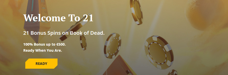 21 casino welcome bonus