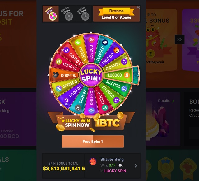 bc game casino no deposit bonus