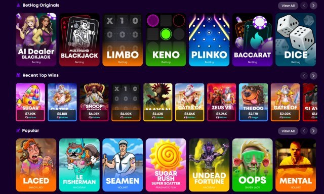 bethog casino games