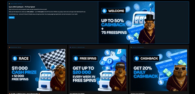 betmode bonuses