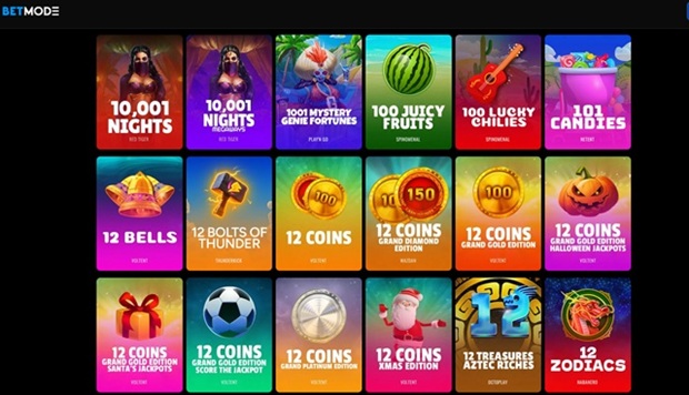 betmode casino games