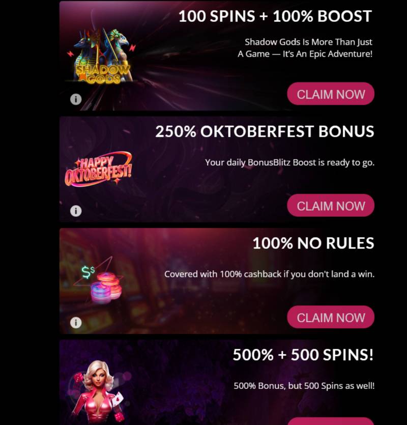 bonus blitz casino bonuses