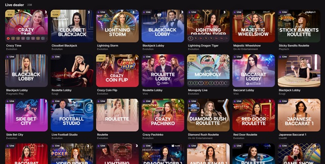 cloudbet live casino