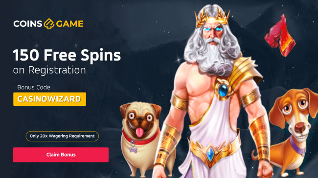 Coins Game No Deposit Bonus 150 Free Spins