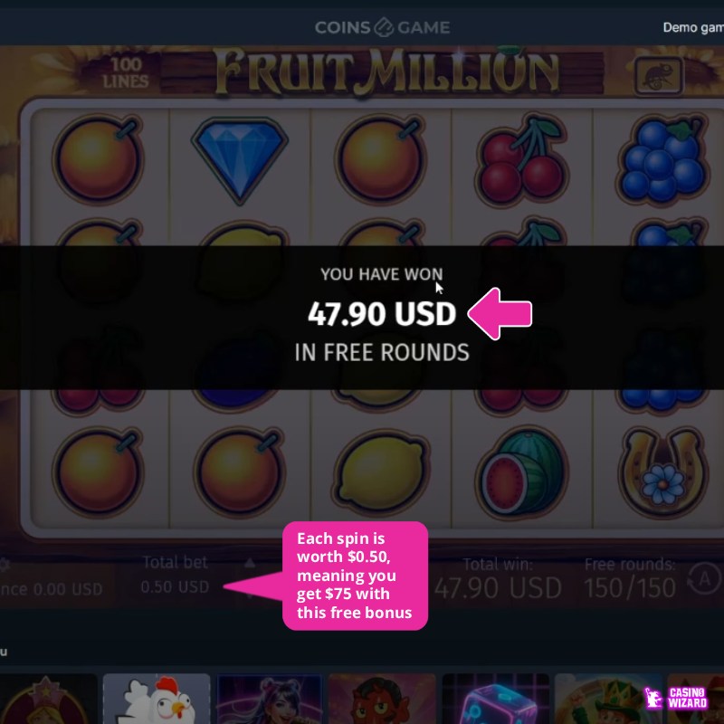 coins game casino no deposit bonus profits