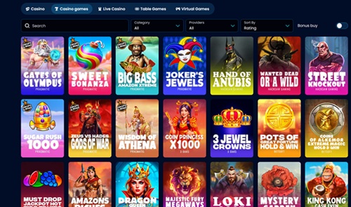 del oro casino games