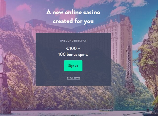 dunder casino welcome bonus