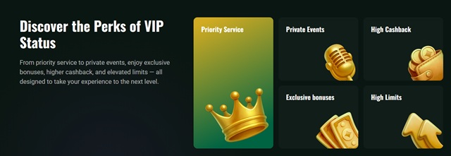 goldex casino vip program