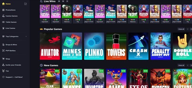 heats casino games