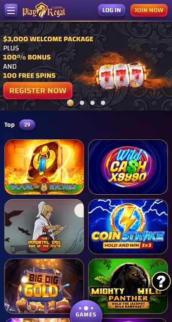 casino play regal