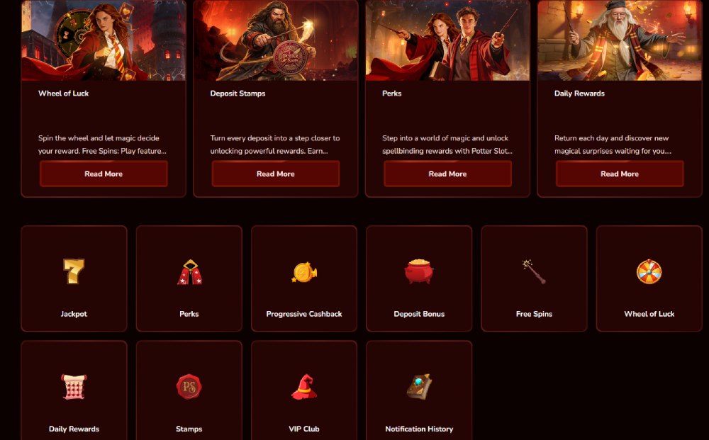 potter slots casino review
