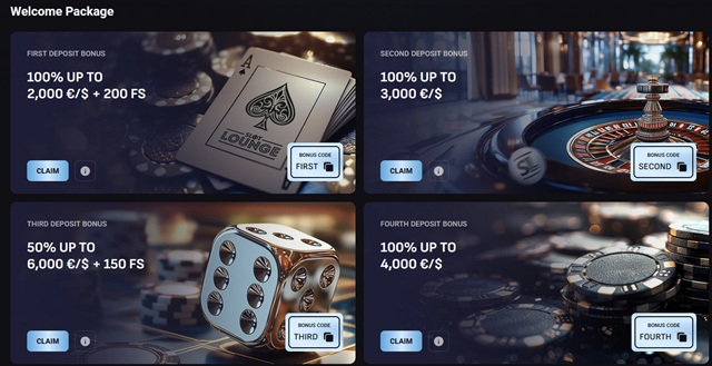 slotlounge casino welcome bonus