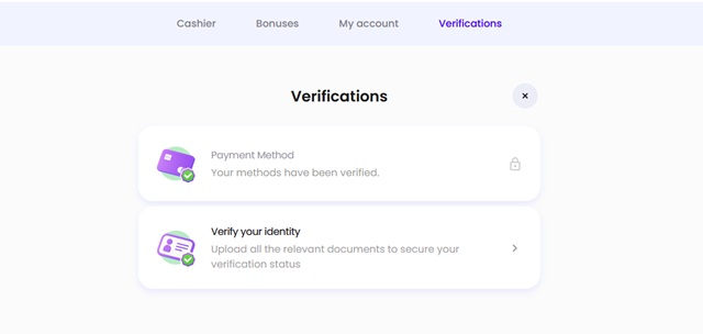 trickz casino verification