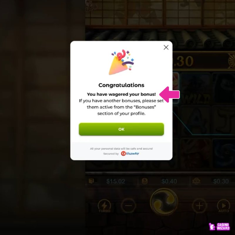 verde casino no deposit bonus wagered