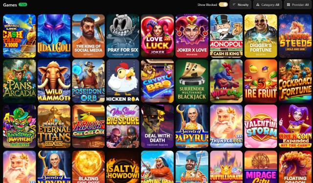 wolf.io casino games