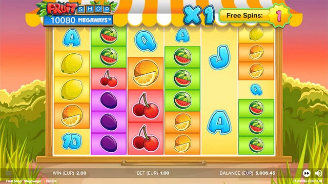 fruit shop slot gameplay