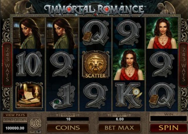 immortal romance slot