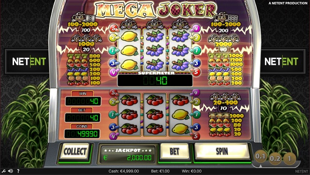 mega joker slot free spins