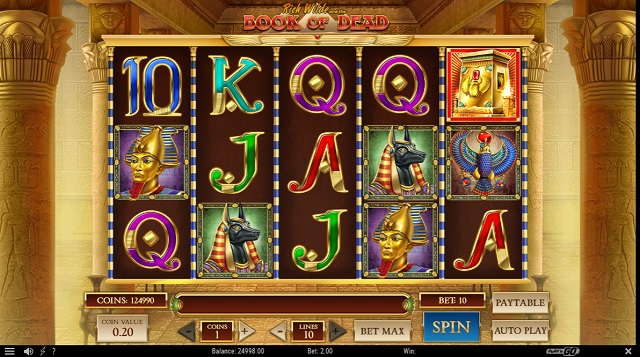 play n go slot book of dead