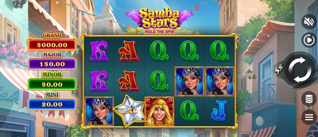 samba stars hold the spin