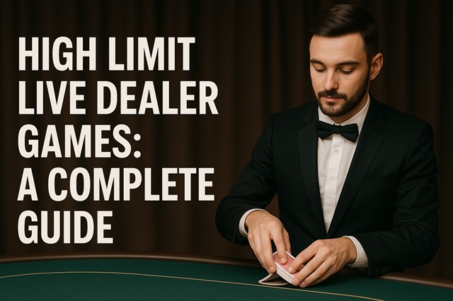 high limit live dealer games guide